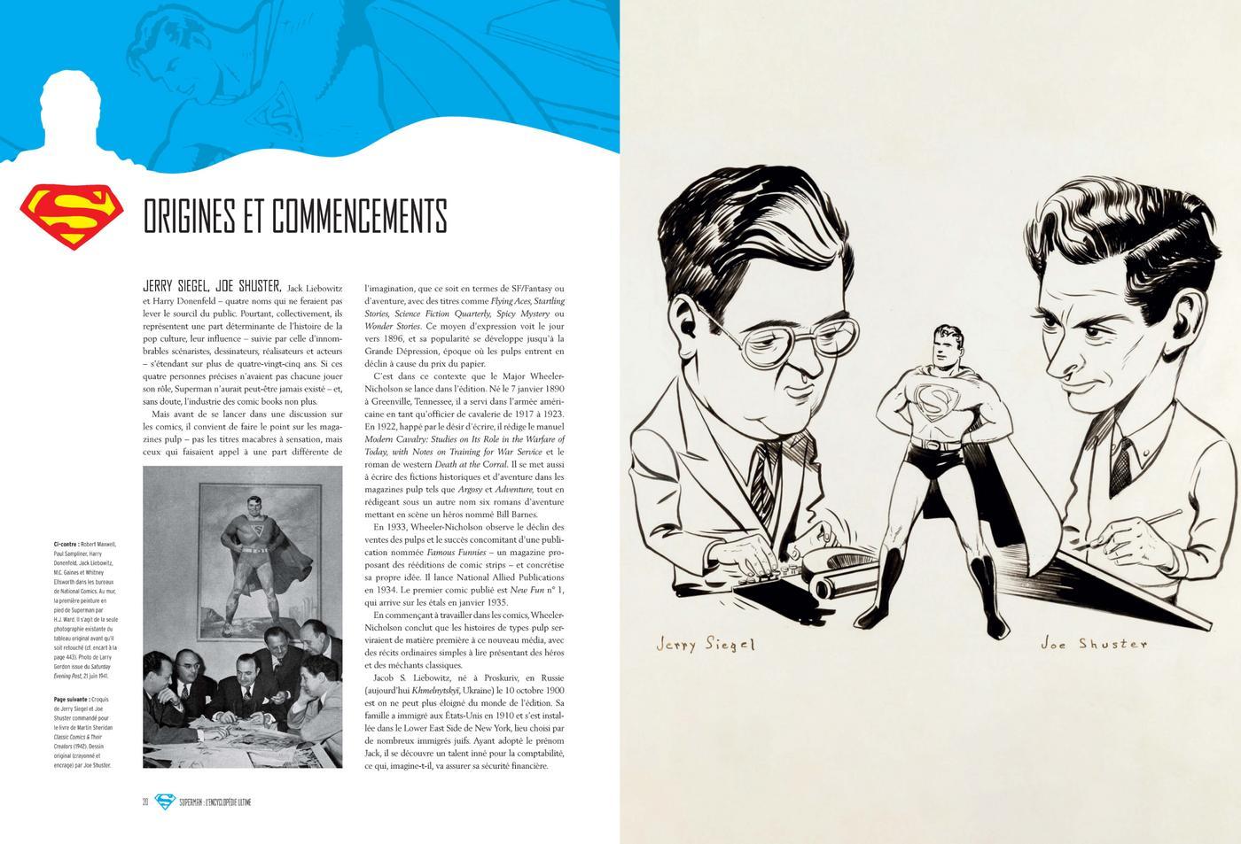 double page Origine et commencements