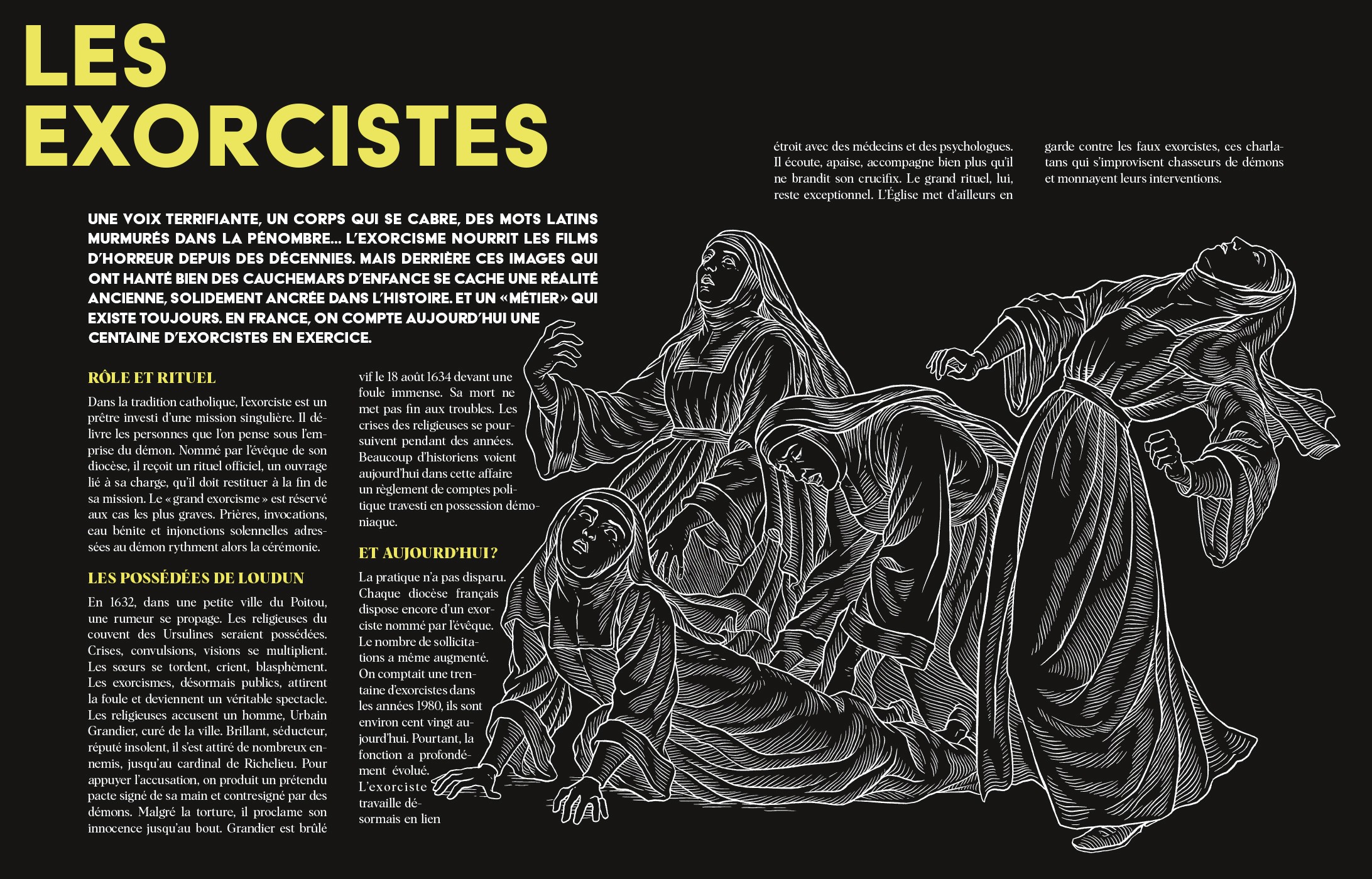 double page Les exorcistes
