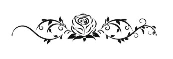 décoration avec une rose