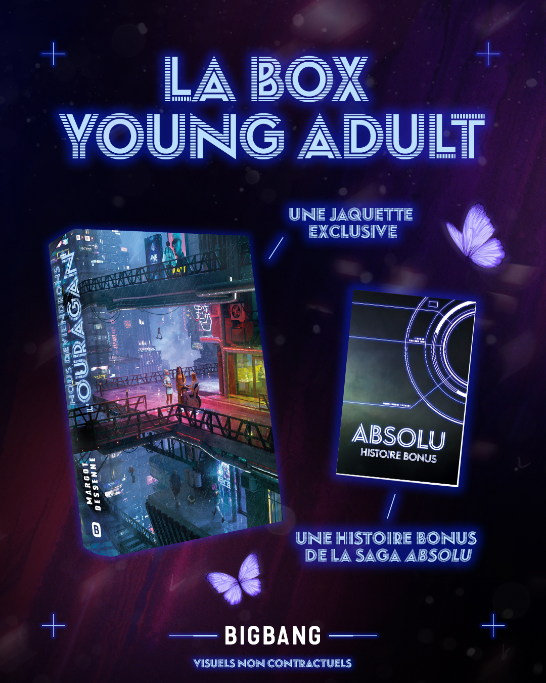 le livre avec une jaquette exclusive et une histoire bonus de la saga Absolu