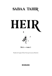 HEIR Tome 1 - Livre signé par Sabaa Tahir  - Extrait 2